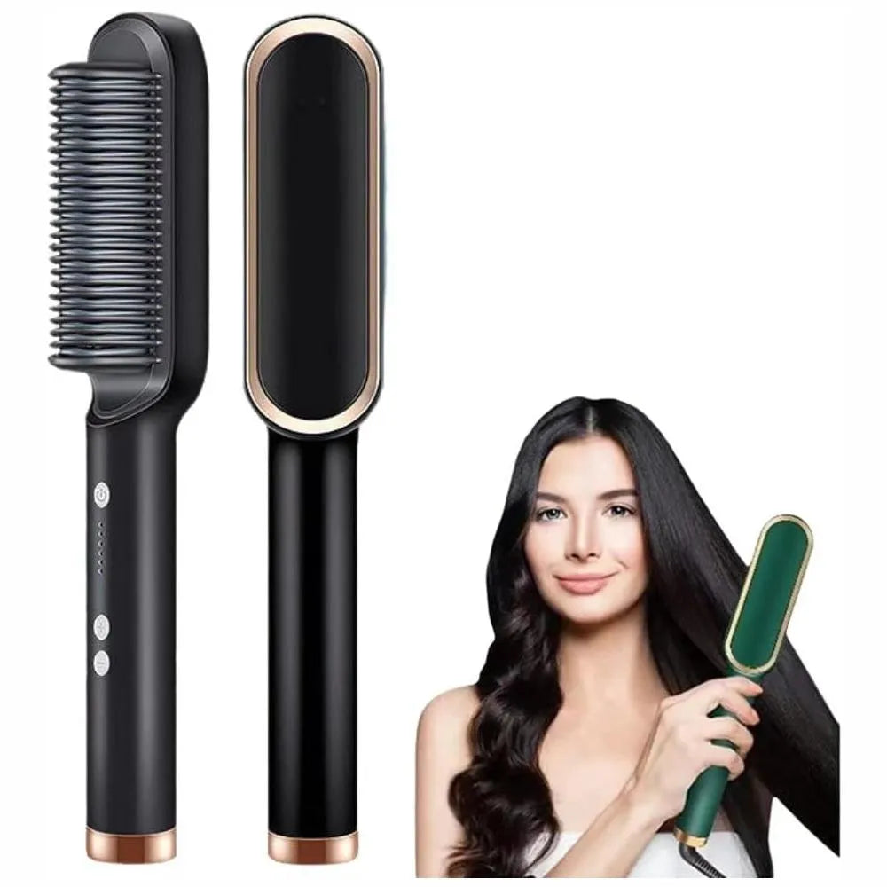 Cepillo Alisador 2 en 1 | Alisa y Peina tu Cabello de Forma Práctica